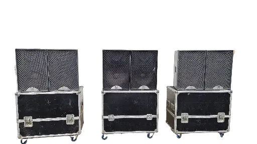 Martin Audio F15 set van twee 15 inch speakers